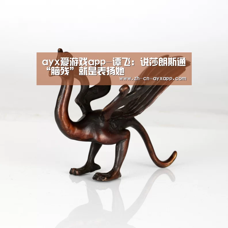 ayx爱游戏app-谭飞:说莎朗斯通“脑残”就是表扬她(图1) ayx爱游戏app